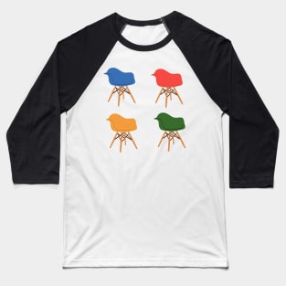 Mid Century Chairs Baseball T-Shirt